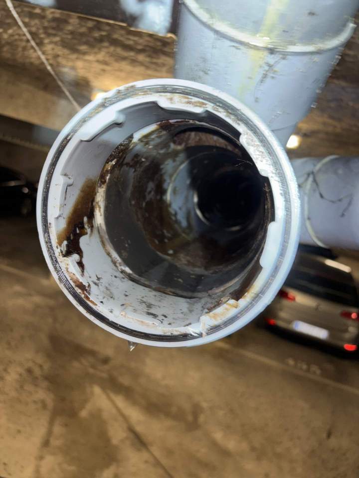 Canalisation dégagée