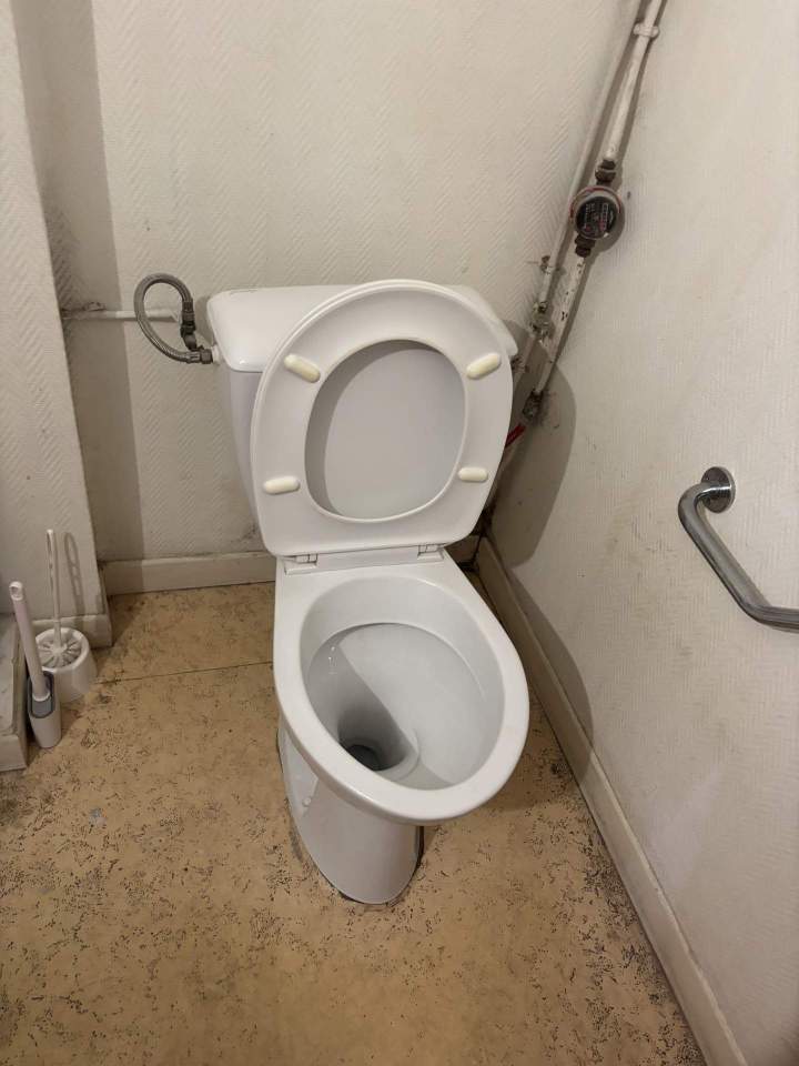 Débouchage toilettes terminé